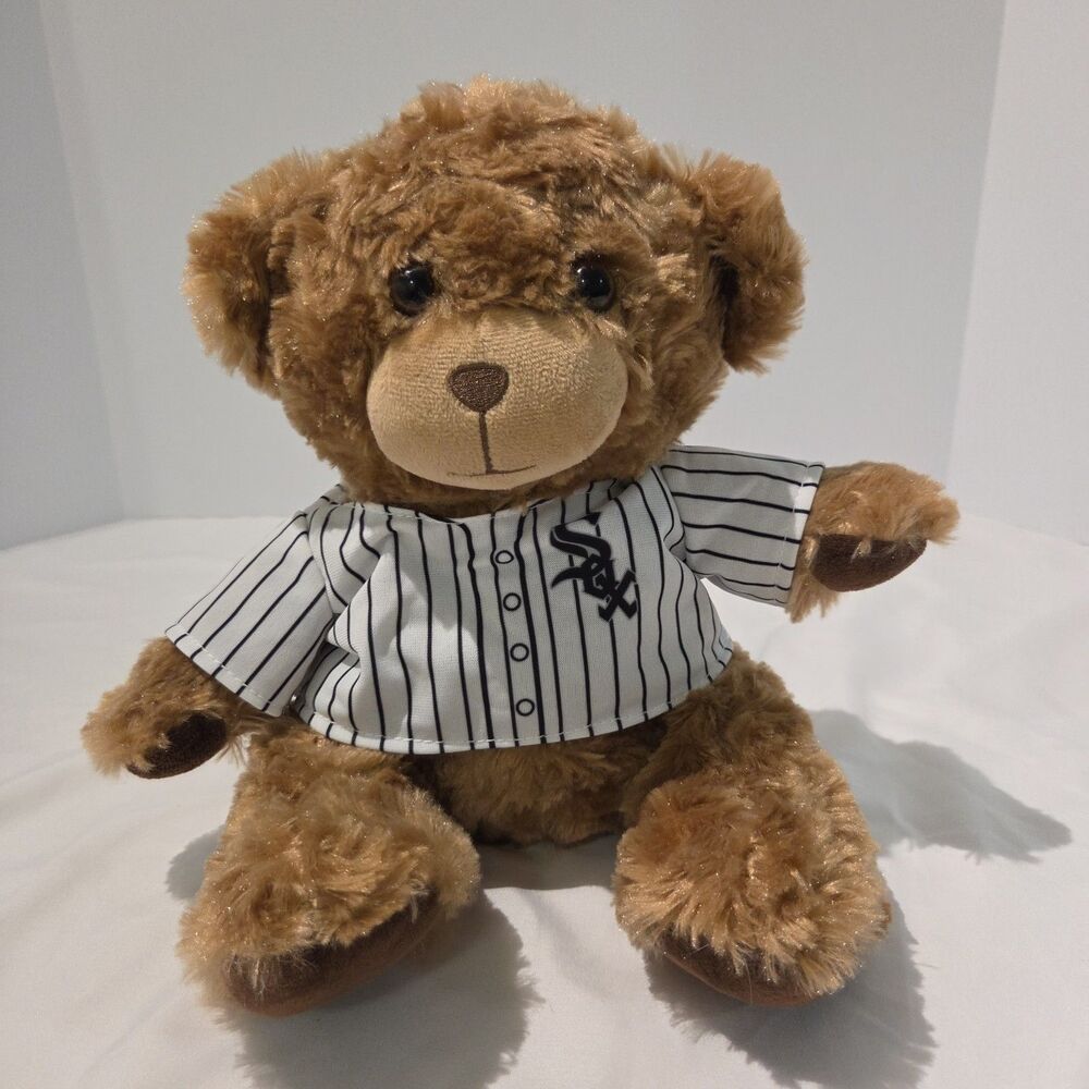 Foco Brown Bear Plush Chicago White Sox Uniform Jersey